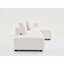 En forme de L à 3 places d'inspiration scandinave avec coussins décoratifs, revêtement en laine, rembourrage en mousse, options de sièges flexibles en laine d'angle beige, fonction réversible, rembourrage haute densité-1115627315-1284188771