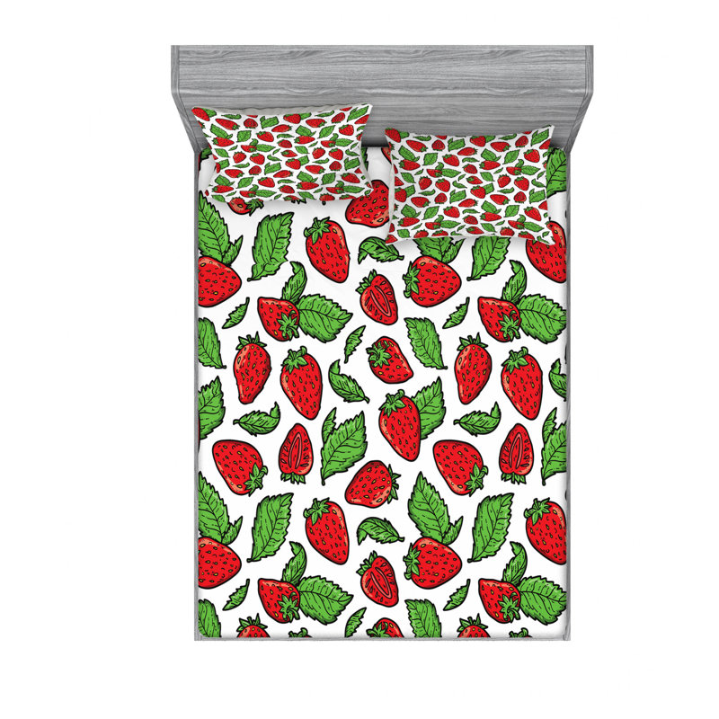 Microfiber Sheet Set, Full/Double Sheet Set with Fitted Sheet