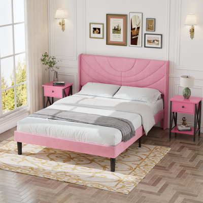 3 Piece Upholstered Bedroom Set