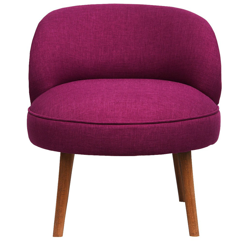 Élégant fauteuil à oreilles, brun laiteux, 23,6 po x 26 po x 26,4 po | Structure en bois massif, tissu 100% polyester, coussins rembourrés en mousse 32 nom. Facile à nettoyer, conception rustique moderne parfaite pour la maison, l'hôtel et les décors scandinaves