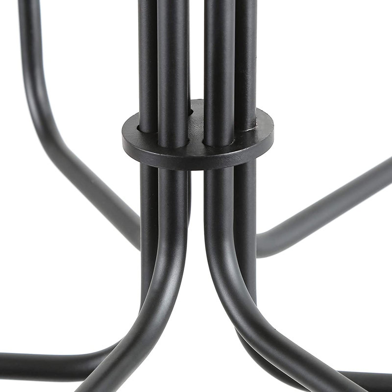 6 - Light Wrought Iron Dimmable Chandelier
