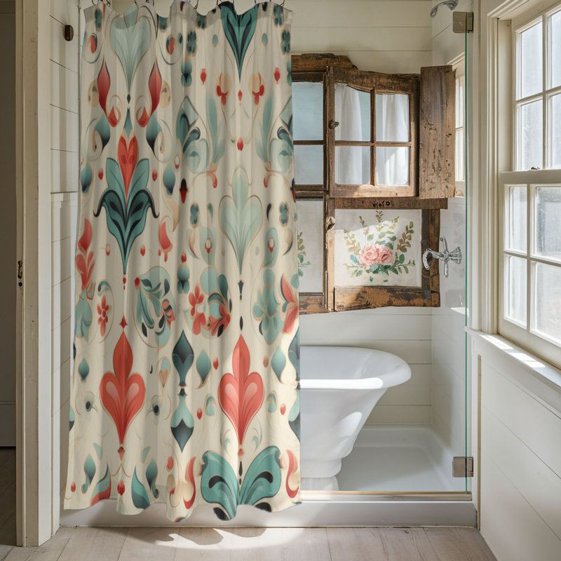 Game Imagery - Premium Shower Curtain, 74"H x 71"W