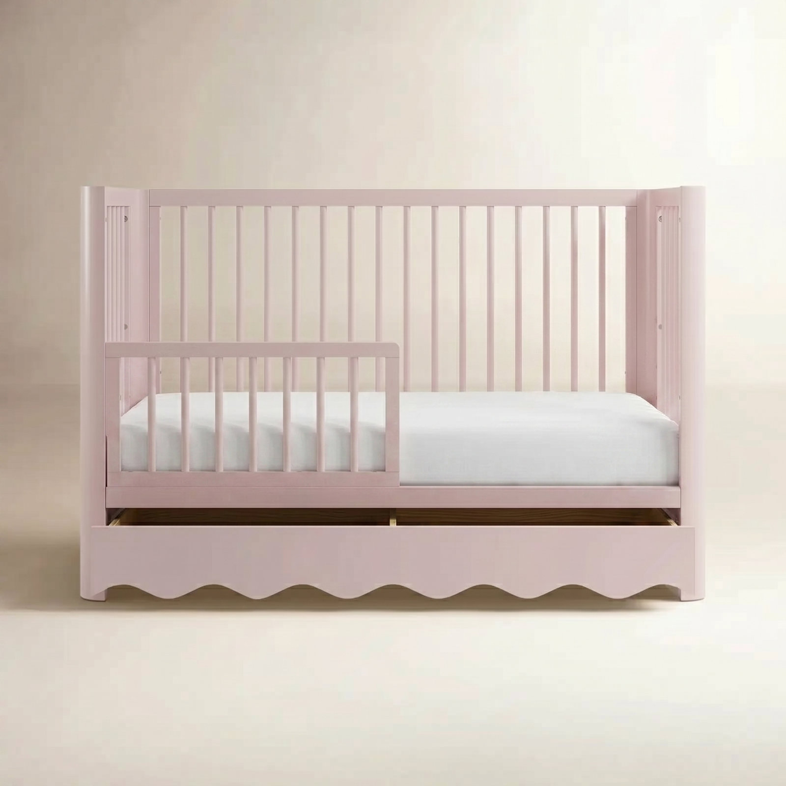 Storkcraft Casablanca Deluxe 5-In-1 Convertible Crib, Blush