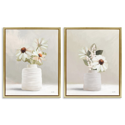 Ensemble de 2 vases flottants encadrés simplement élégants par House Fenway