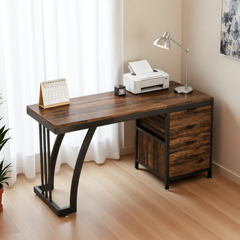 Bureau extensif, bureau d'ordinateur, bureau d'écriture élégant