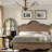Breanna 30" Modern Firefly Chandelier 5 - Light Dimmable with Semi-Flush Downrod