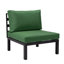 Ensemble de 4 chaises de patio en aluminium avec coussins, collection Aadon-758696960