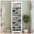 Stylish Design 30 Shoe Cubby Console, Contemporary Shoe Cabinet With Multiple Storage Capacity, Free Standing Tall Cabinet With Versatile Use For Hallway,  Bedroom-231127163