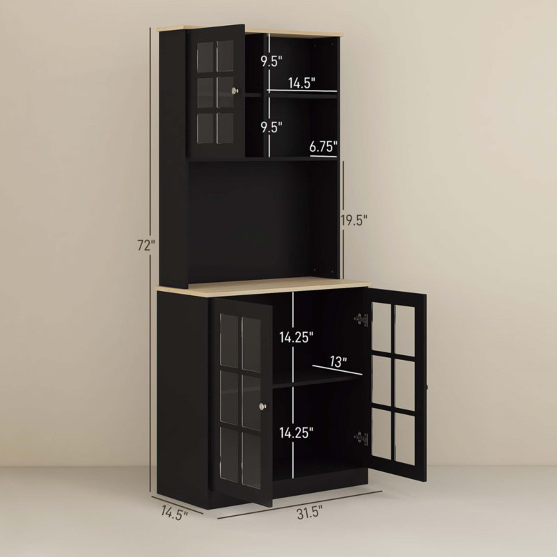 Armoire de cuisine, Noir