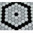 1" x 1" Porcelain Honeycomb Wall & Floor Tile