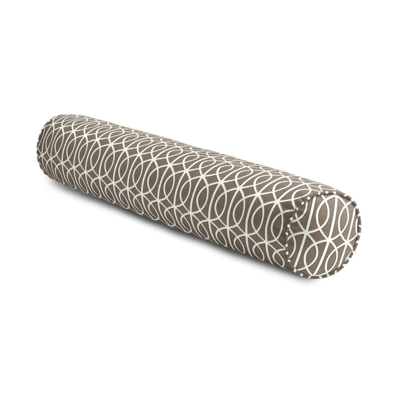 Gate Linen Bolster Pillow Cover & Insert, 9" x 36", Brindle