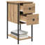 Bedside Cabinet 2 Pcs 32 X 42 X 70 Cm Engineered Wood-2007184856