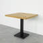 Acamas Oak Metal Base Dining Table-1060729830