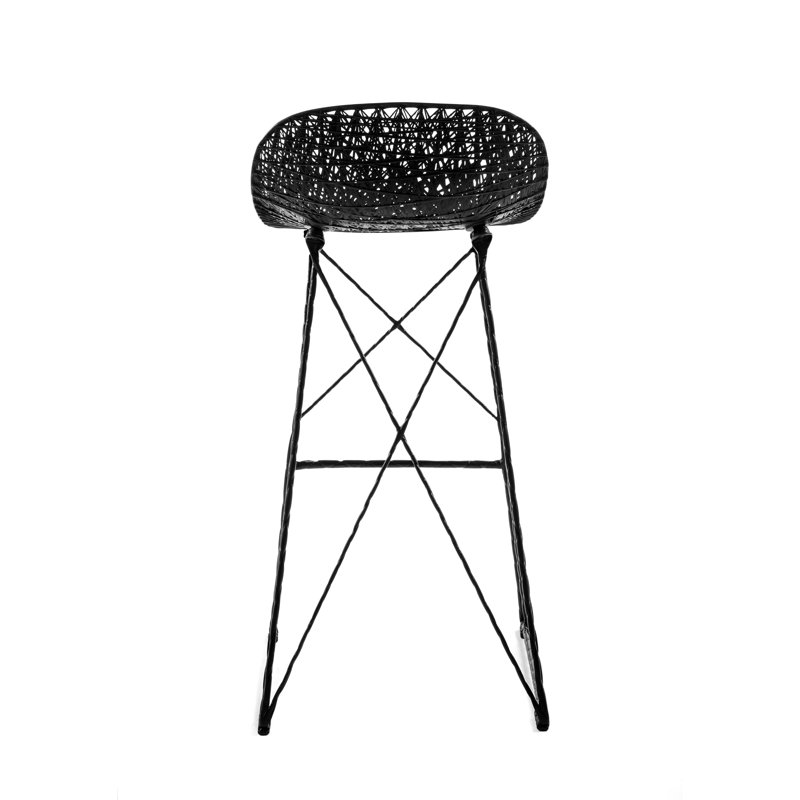 Carbon Outdoor Stool, High