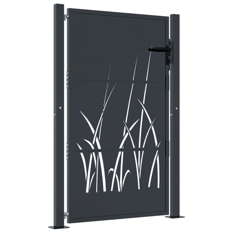 Oliphant Metal Gate, 155cm H x 105cm W x 3.9cm D, Anthracite