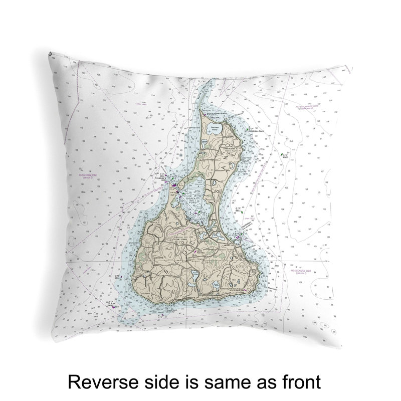 Outdoor Reversible Throw Pillow