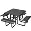 Steel Patio Dining Set Table,