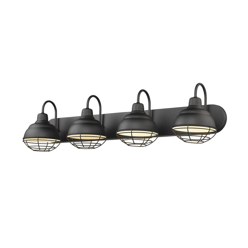 Bruges 4-Light Vanity Matte Black
