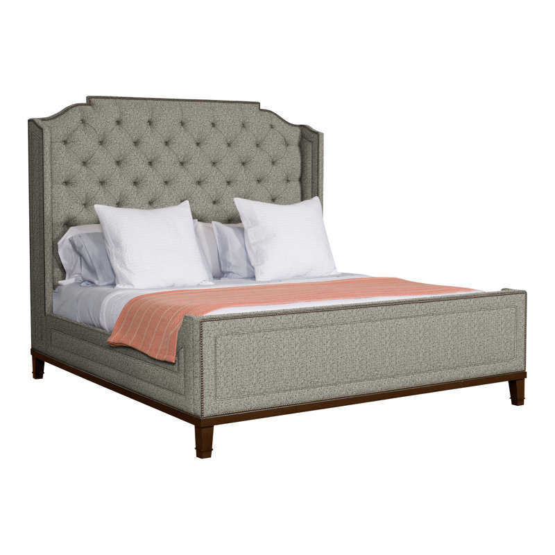 Michael Weiss Queen Glenwood Bed, Casa Blanca, Tuck Graphite, Yes