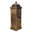 Large Capacity Residential Mailbox with Newspaper Box, Black Aluminum-130889970