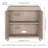 Caitlin 32" Wide Rectangular Accent Cabinet in Alder White-1783582056