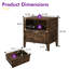 Table de chevet 2 tiroirs Dorne-2079826967