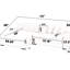 Canapé modulaire en velours côtelé beige avec méridienne gauche, 8 coussins, facile à assembler pour le canapé modulaire surdimensionné et les coussins décoratifs, beige, pour un salon décontracté-771991800-771992326