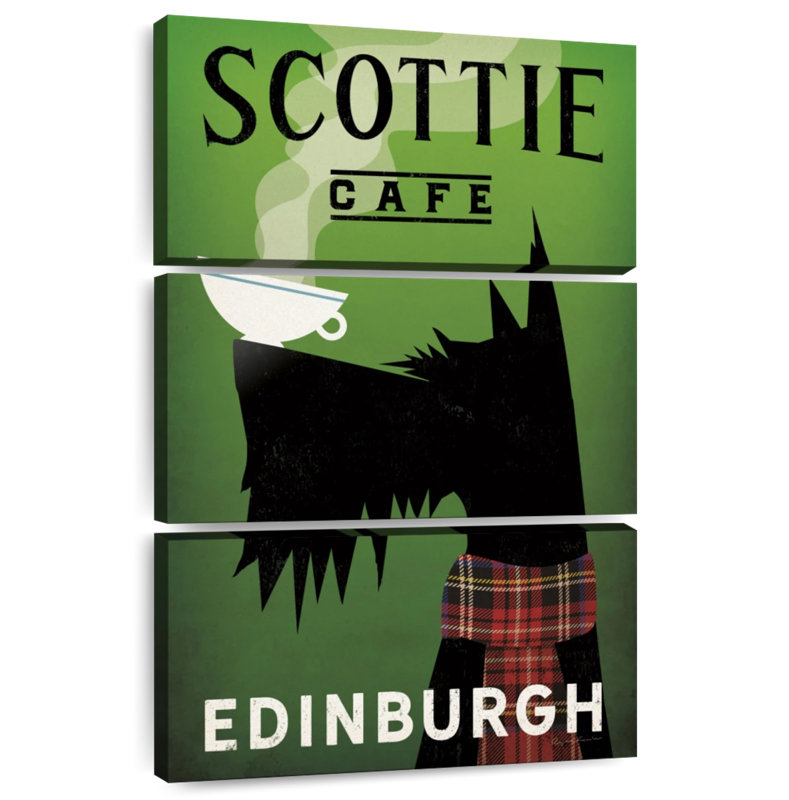 Scottie Cafe, 45" H x 28" W