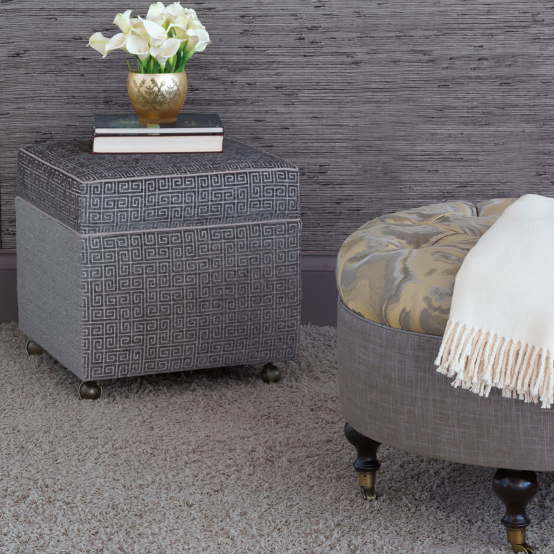 Amal Round Ottoman