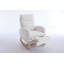 Chaise berçante en tissu Teddy avec repose-pieds réglable et pochette de rangement-1958779802