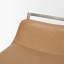 Tabouret de bar Mylo, hauteur totale 85 cm, assise en similicuir beige, structure en métal noir