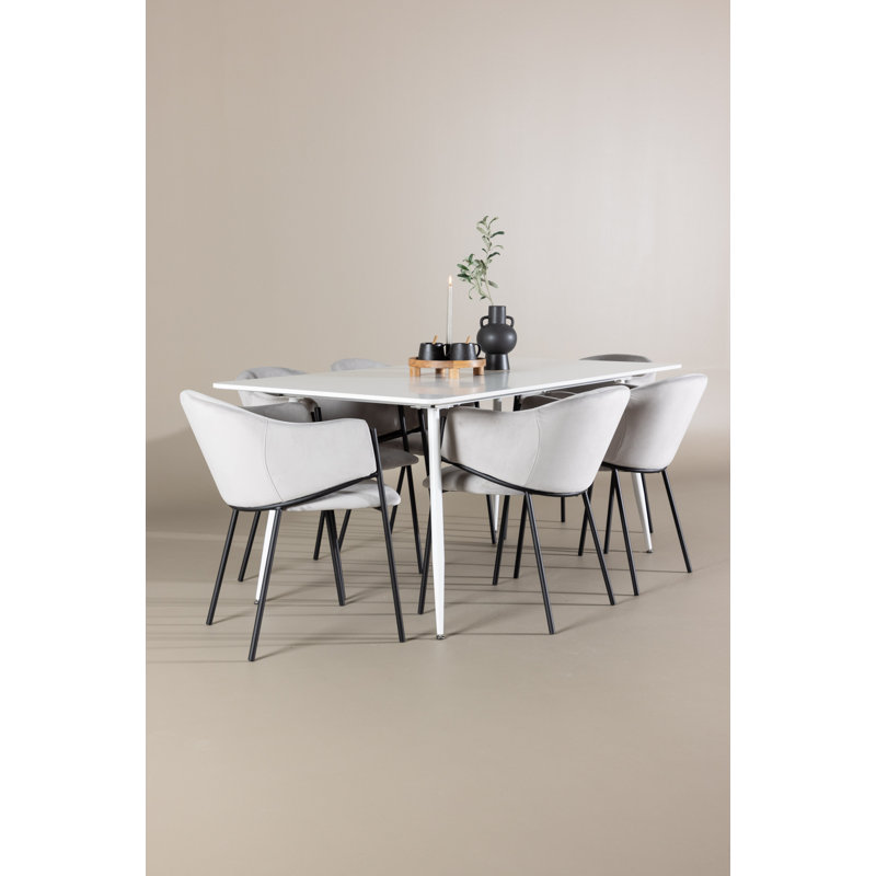 Ohlman 6 - Person Dining Set
