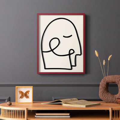 Face It I, reproduction encadrée - bois massif