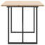vidaXL Dining Table O-Frame Solid Wood Pine and Steel-105676049