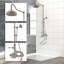 Système de douche thermostatique exposé 48 po mural avec douche à main 1,75 GPM et poignées levier-98155610
