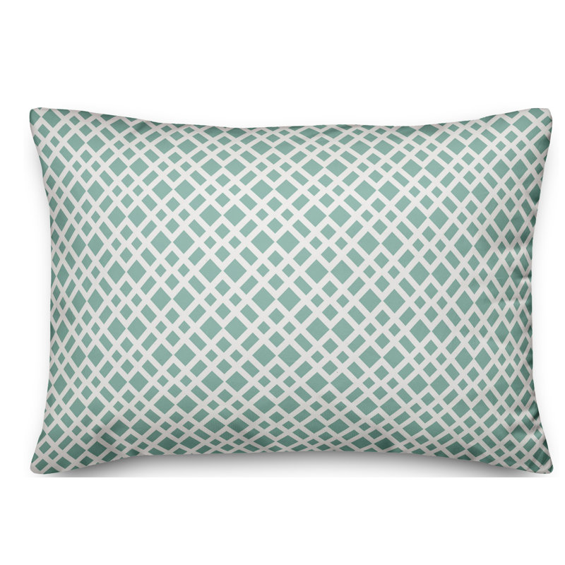 Coussin Lattice, Céladon