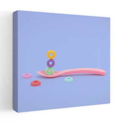 Denetria Contemporary Art Abstract Contemporary Wall Art - Wrapped Canvas Print