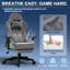 Inbox Zero Adjustable Reclining Ergonomic Swiveling PC & Racing Game Chair-555132829