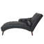 Chaise Lounge Arm Chair Indoor With Pillow And Solid Wood Legs-1841301964