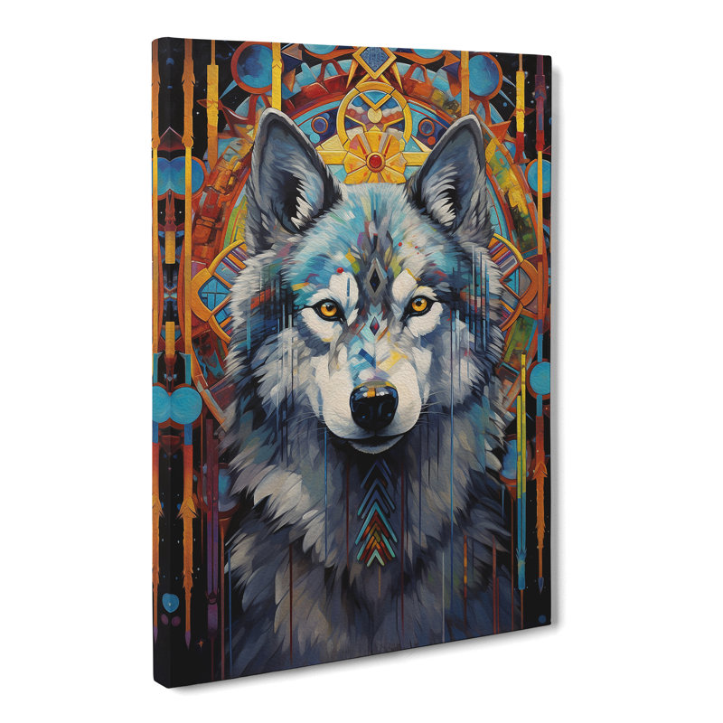 Husky Symbolism - Wrapped Canvas, 50cm H x 35cm W x 3cm D