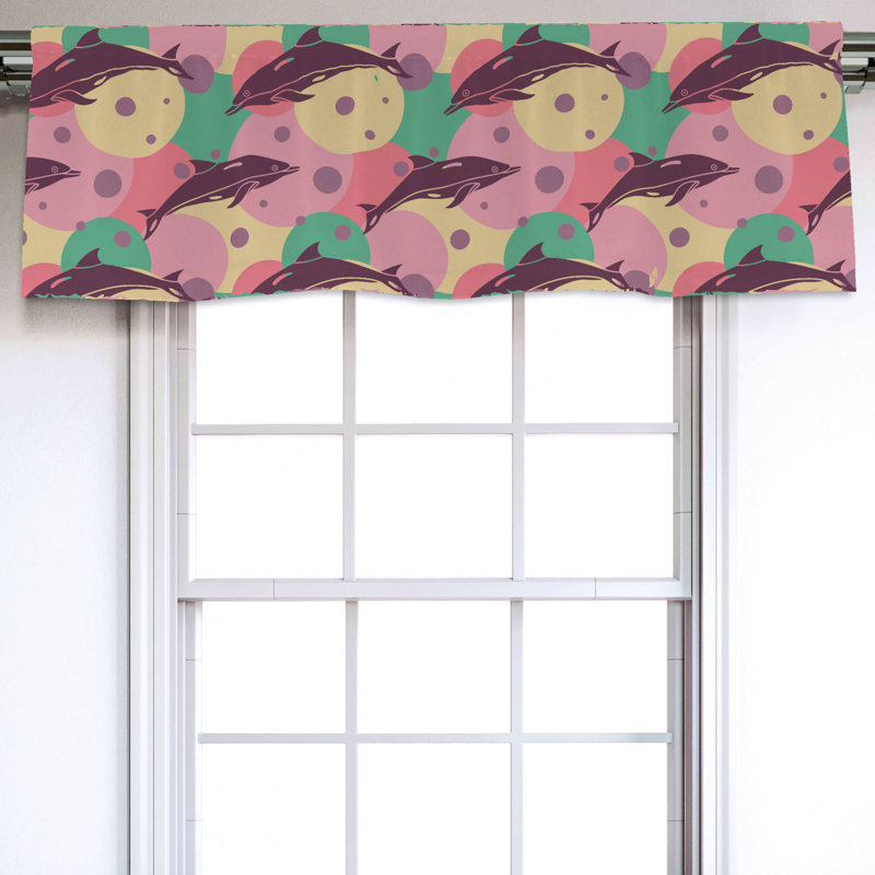 Sateen Ruffled Window Valance