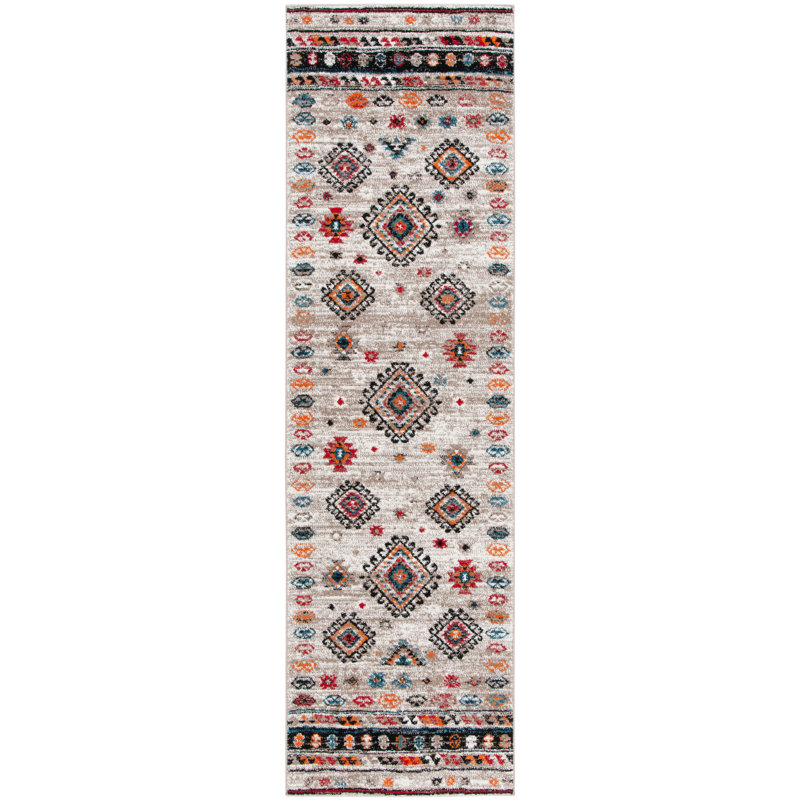 Loftus Southwestern Polypropylene Area Rug, Runner 2'3" x 8'