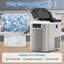 Countertop Ice Makers Machine With Basket And Scoop, 38lbs/24h Soft Chewable Pellet Ice, One-click Operation, Nugget Ice Maker For Home, Kitchen, Camping, Rv, Office And Party, Silver