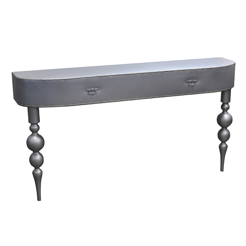 Baroque 180cm Console Table, Grey