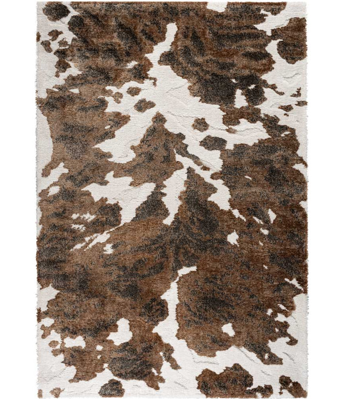 Animal Print Area Rug, Rectangle 200 cm x 290 cm, Blue