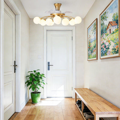 Ventilateur de plafond 12 lumières avec télécommande