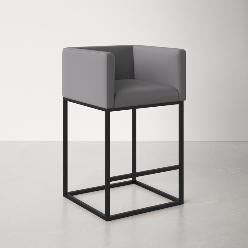 Champlain Bar & Counter Stool, 3, Counter Stool (25" Seat Height), Gray