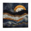 Metallic Mountains by Space Frog Designs - Wrapped Canvas Print-257260100