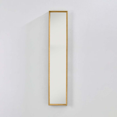 Nakira Solid Wood Rectangle Wall Mirror
