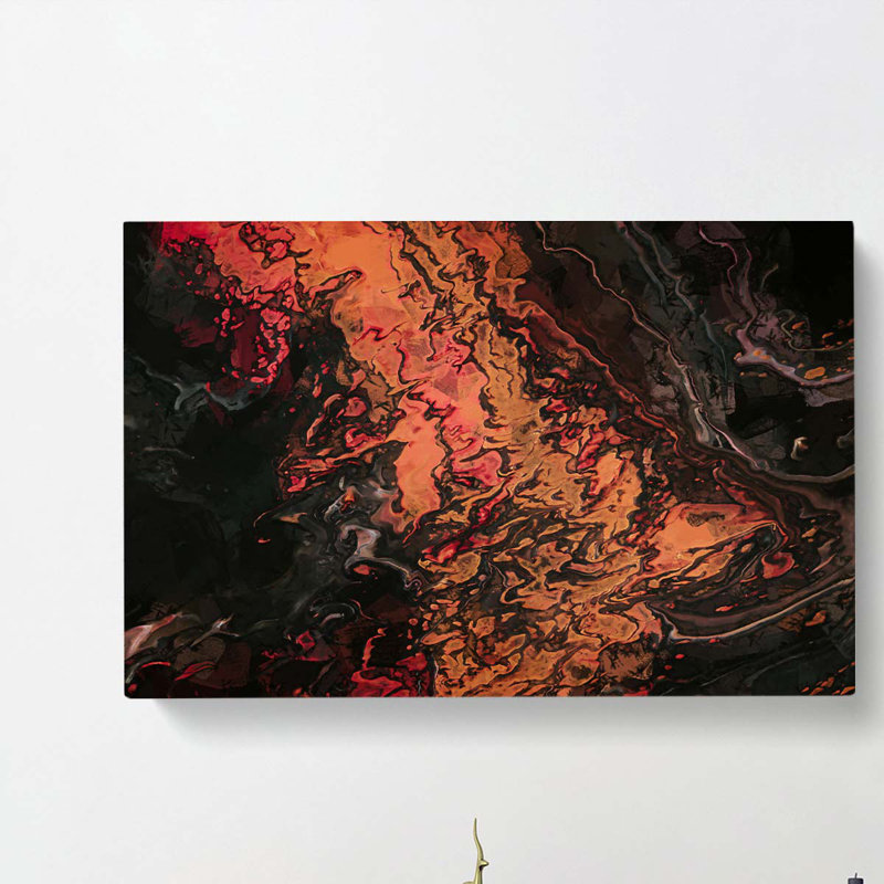 Temper For A Dance In Abstract by M.E. Bloch - Wrapped Canvas, 50cm H x 76cm W x 3cm D